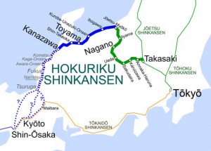 Hokuriku shinkansen route
