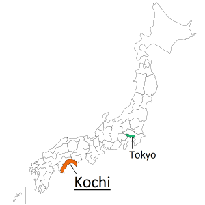 Kochi and Tokyo