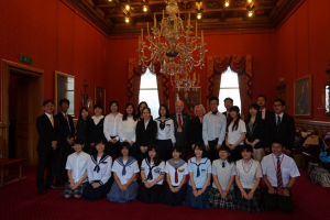 Satsuma students with the Lord Provost of Aberdeen