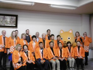JST 2016 group with members of Minami Alps volunteer corps
