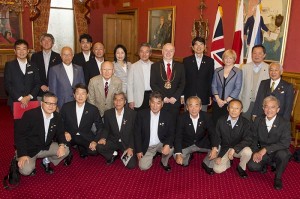 Mayor Taue visits Aberdeen  City Council' grand Town and County Hall
