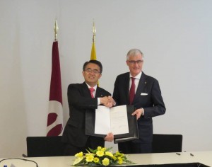 Governor Ohmura to Flanders and Minister-President Geert Bourgeois