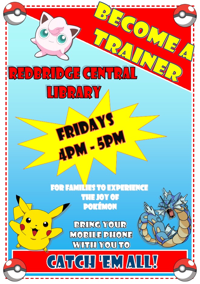 Pokemon Redbridge Central Library