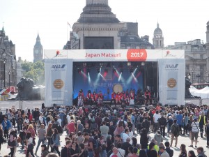 Main stage at Japan Matsuri 2017