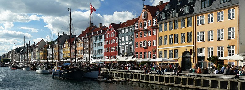 Nyhavn canal in Copenhagen.